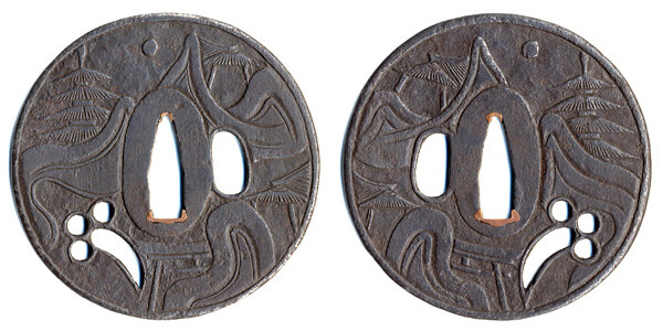 鎌倉鍔 無銘 喘喜堂鑑定書