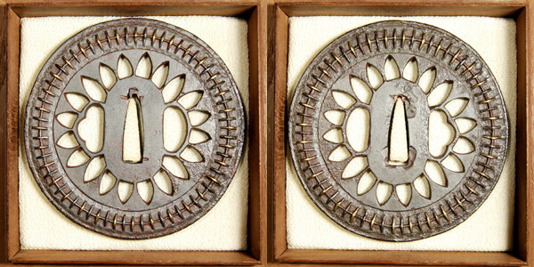 鍔 信玄鍔 無名 特大サイズ