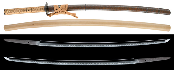 刀 因州住藤原兼先(新刀) 附 変塗鞘半太刀拵 保存刀剣鑑定書の販売