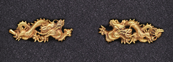 目貫 無銘 加賀金工 這龍図目貫 特別保存刀装具鑑定書の販売