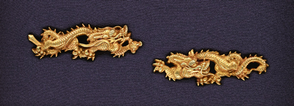 目貫 無銘 美濃 這龍図目貫 保存刀装具鑑定書の販売