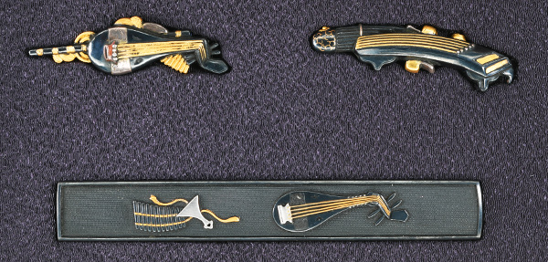 二所 無銘 加賀金工 楽器尽図（SO-010423）｜刀・日本刀の販売なら日本