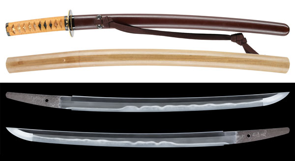 脇差 直胤(大慶直胤) 附 茶石目地塗鞘脇差拵 特別保存刀剣鑑定書 新々刀最上作の販売